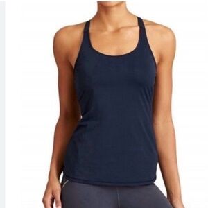 Athleta Rally Up Lightweight Tank in Navy Blue size XS